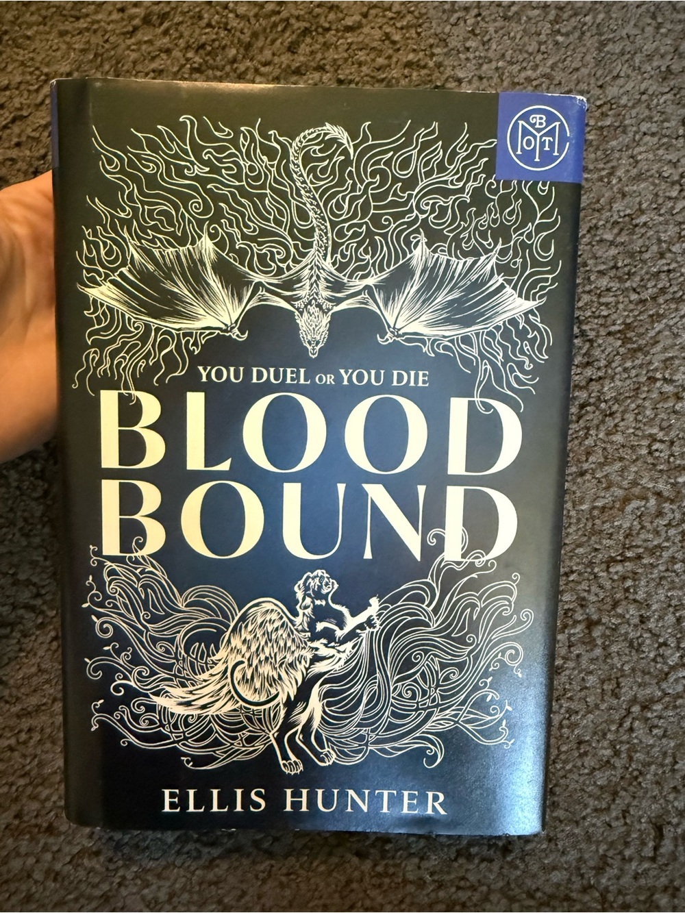 Book of The Month Blood Bound Deluxe Edition sprayed edges hard cover